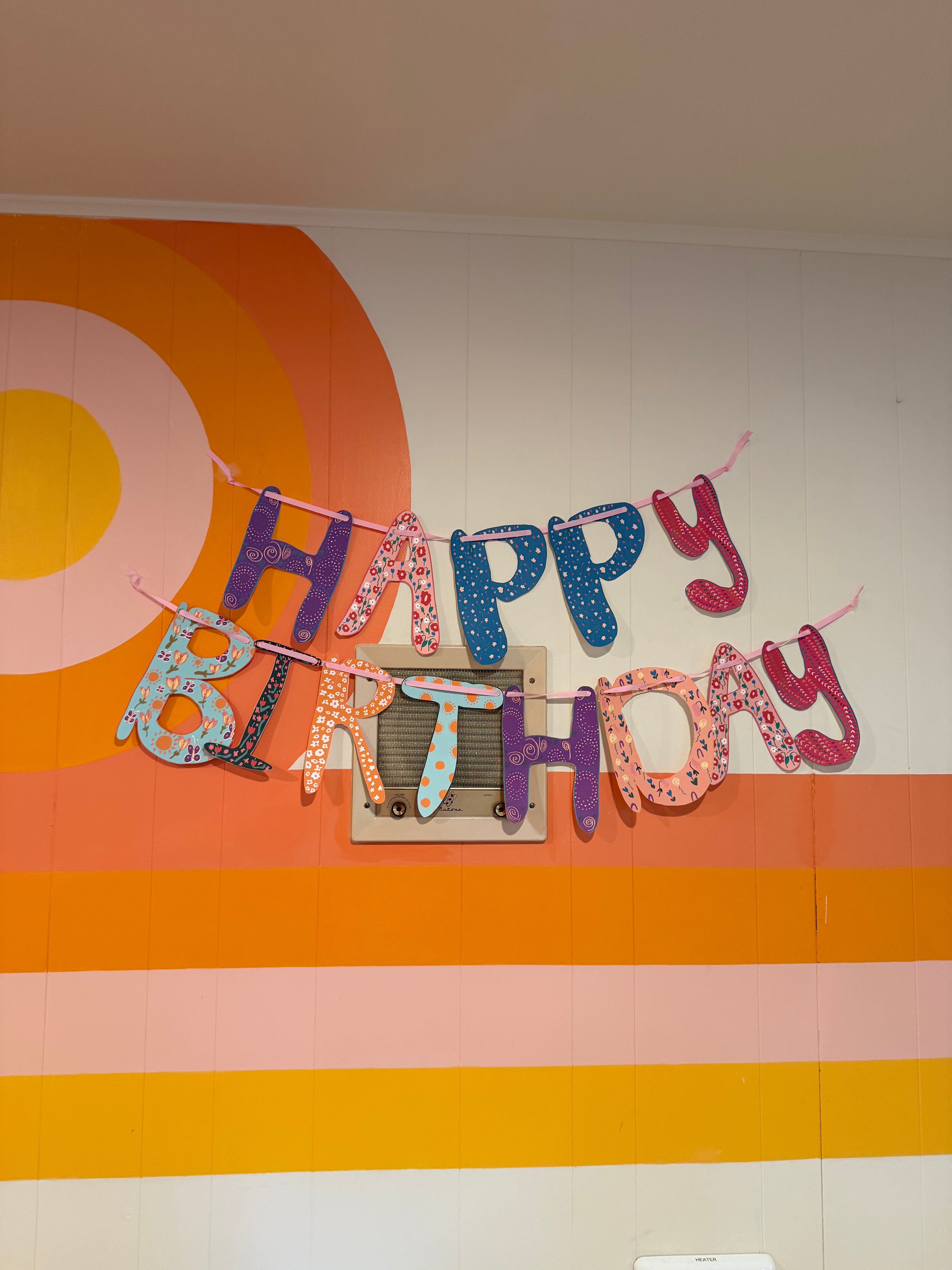 Reusable Banner ~ Happy Birthday