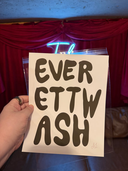 8x10 Art Print ‘Everett Wash’ on matte paper