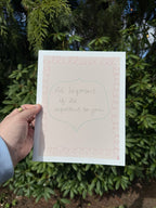 8x10 Whimsy Art Print ‘it’s important if it’s important to you’ on matte paper