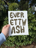 8x10 Art Print ‘Everett Wash’ on matte paper